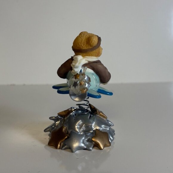 Cherished Teddies Milton Figurine 542644 Boy on Rocket Ship Millennium Event - Picture 5 of 9